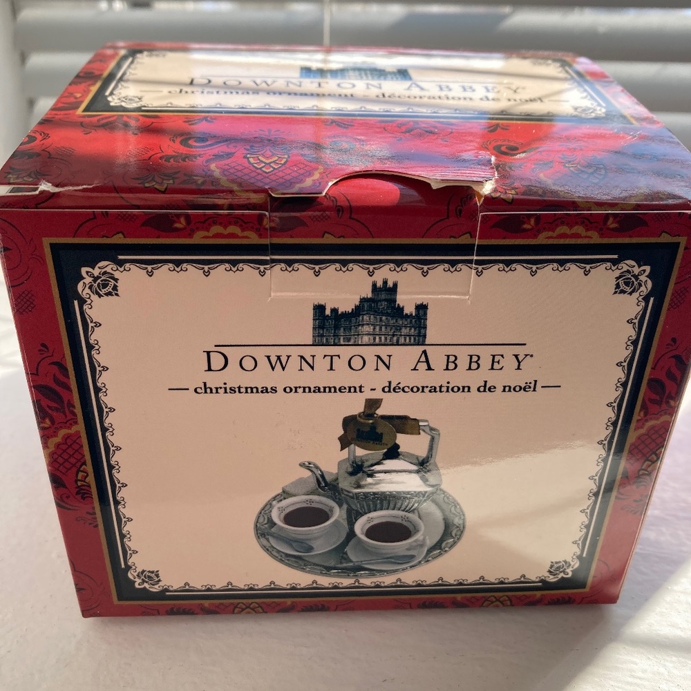 Downton Abbey Tea Set Ornament